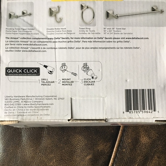 Delta Amaya Towel Ring in SpotShield Brushed Nickel - Picture 6 of 6